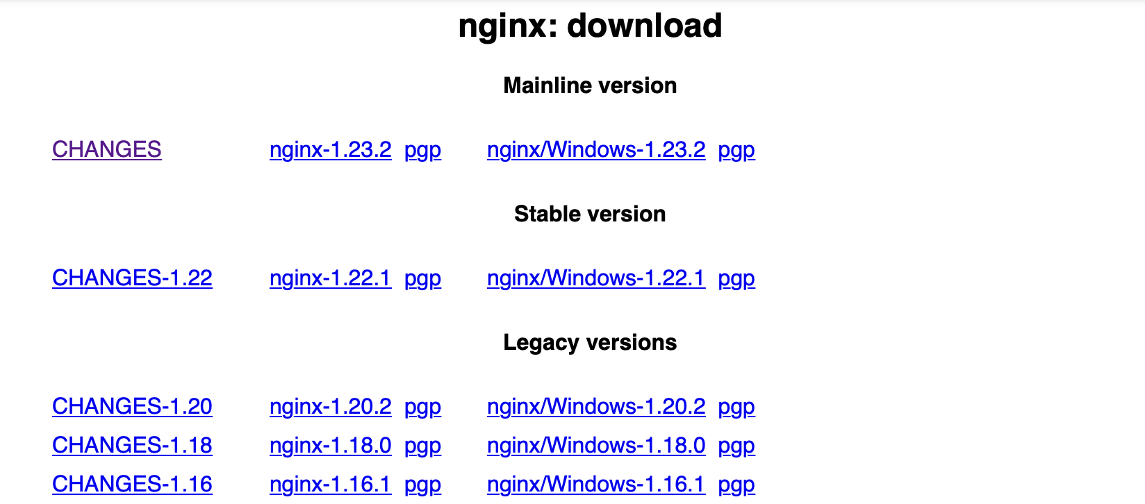 nginx